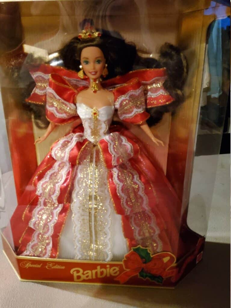 1997年印刷错误十周年假日芭比娃娃