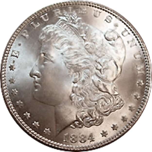 1884年，摩根银元