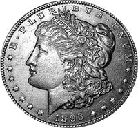 1893年S摩根银元