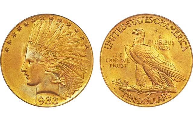 1933年印第安头金鹰
