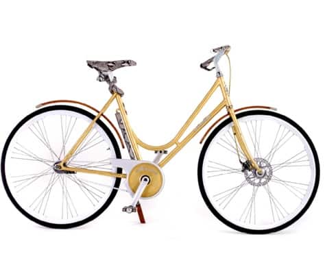 Montante Cicli豪华黄金收藏自行车