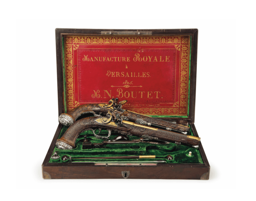 1825年罕见的法国手枪