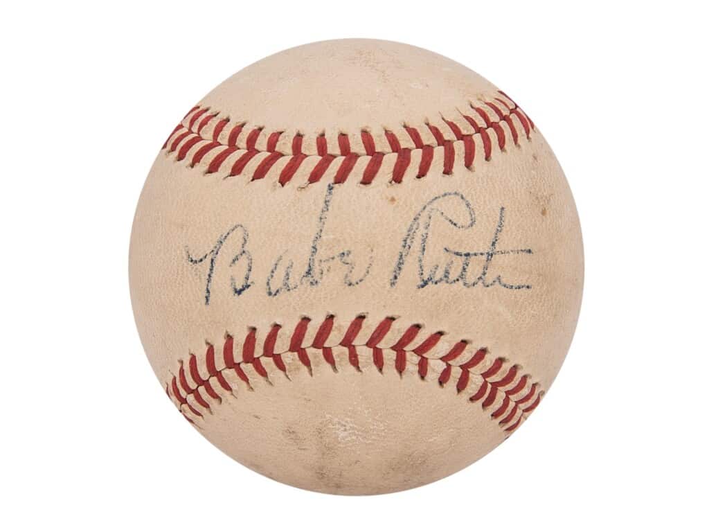 1942-45贝比·鲁斯单一签约哈里奇棒球队