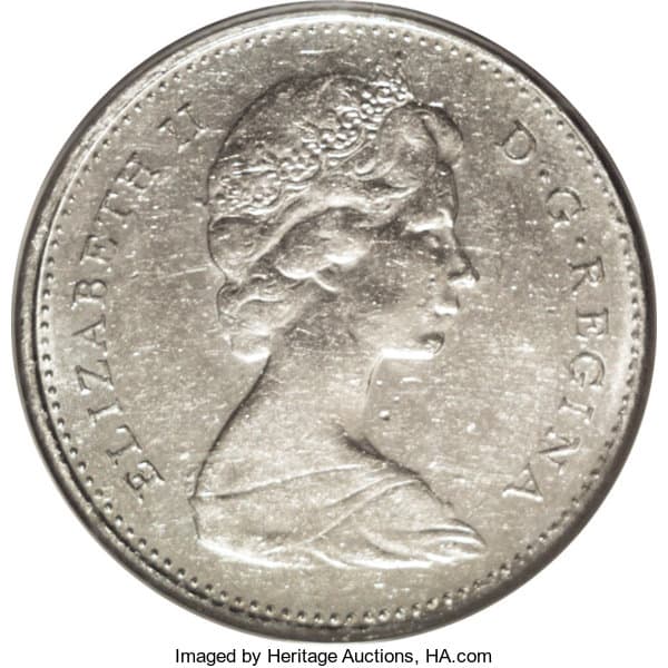 1969年大日期10美分