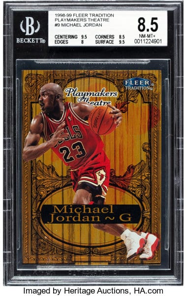 1998 #9PT Fleer Tradition Playmakers Theatre迈克尔·乔丹