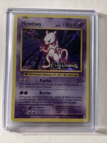 Mewtwo Pokémon Card XY evolution Staff预发布