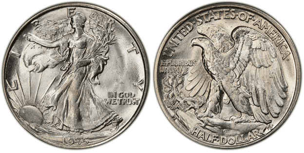 1935 D半美元