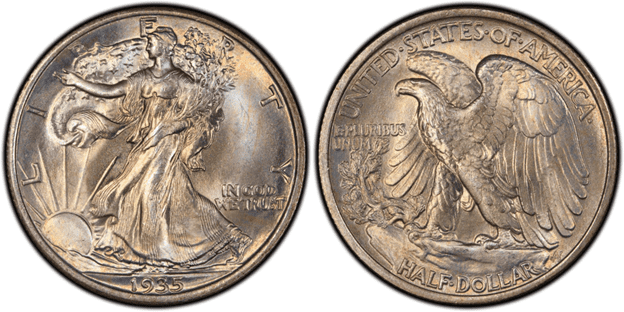 1935年美元无铸币标志