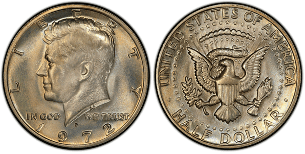 1972 D半美元