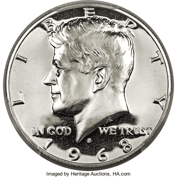1968年肯尼迪半美元