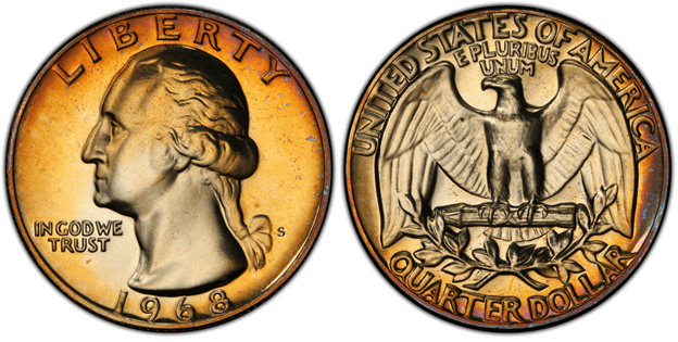 1968年S Proof Quarter