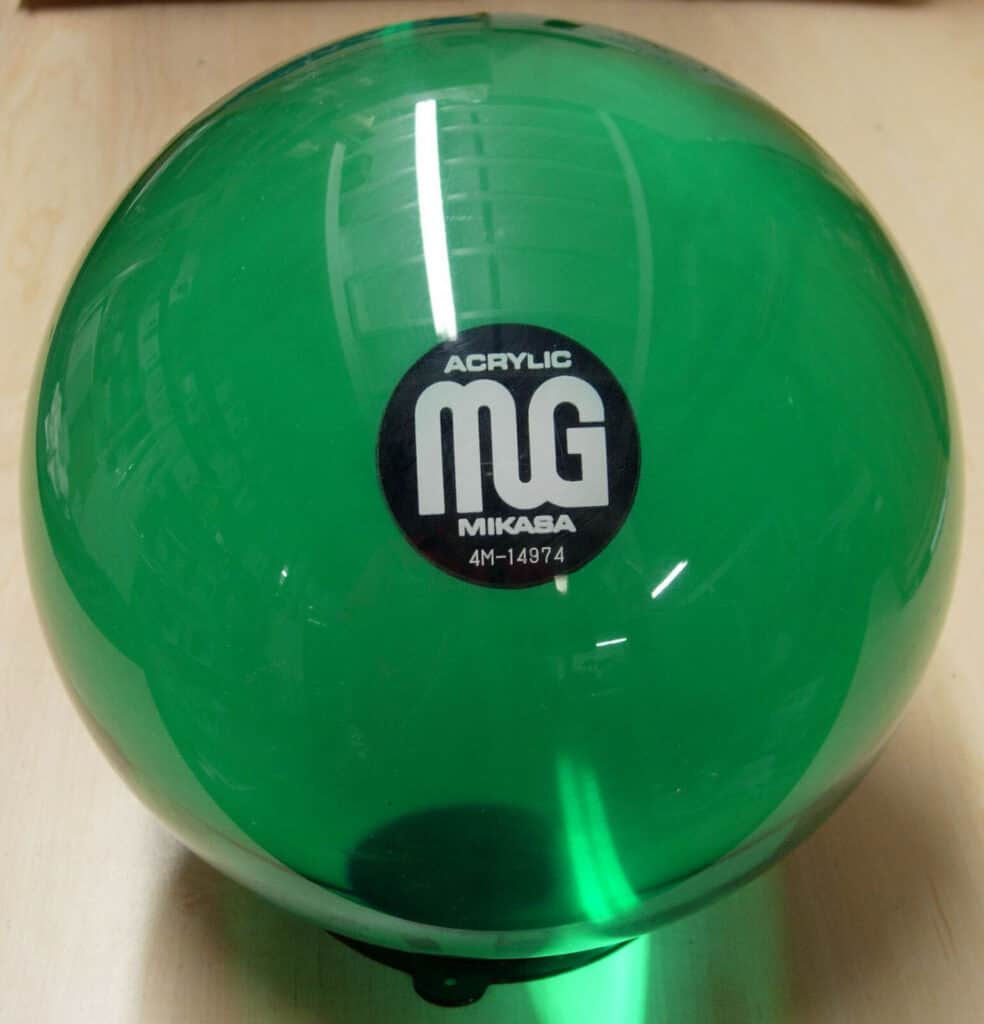 三笠MG丙烯酸绿色透明保龄球