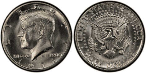 1971年肯尼迪半美元