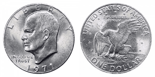 1971年(镀铜镍)银元