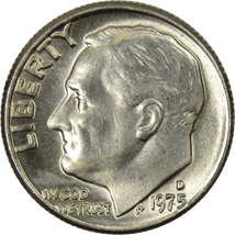 1975 D罗斯福硬币