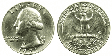 1971年的硬币有银吗