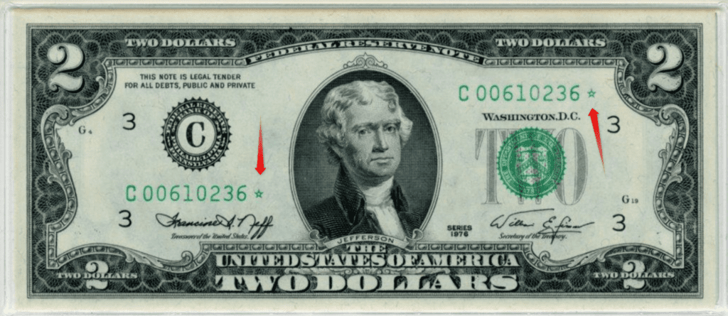 一张1976年的2美元钞票值多少钱