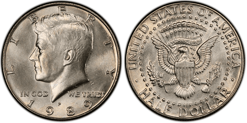 1989-P肯尼迪半美元