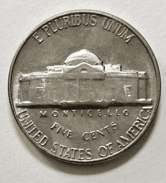 1966年杰斐逊硬币，双模反向误差