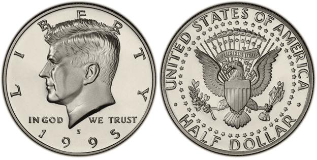 1995年S肯尼迪半元(证明)