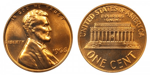 1966年的林肯硬币是用什么做的