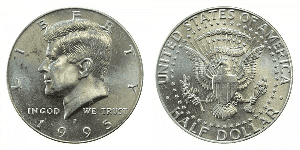 1995年的肯尼迪半美元是什么做的
