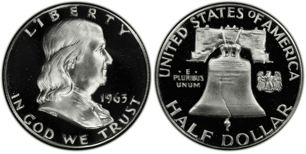1963年P富兰克林半美元(证明)
