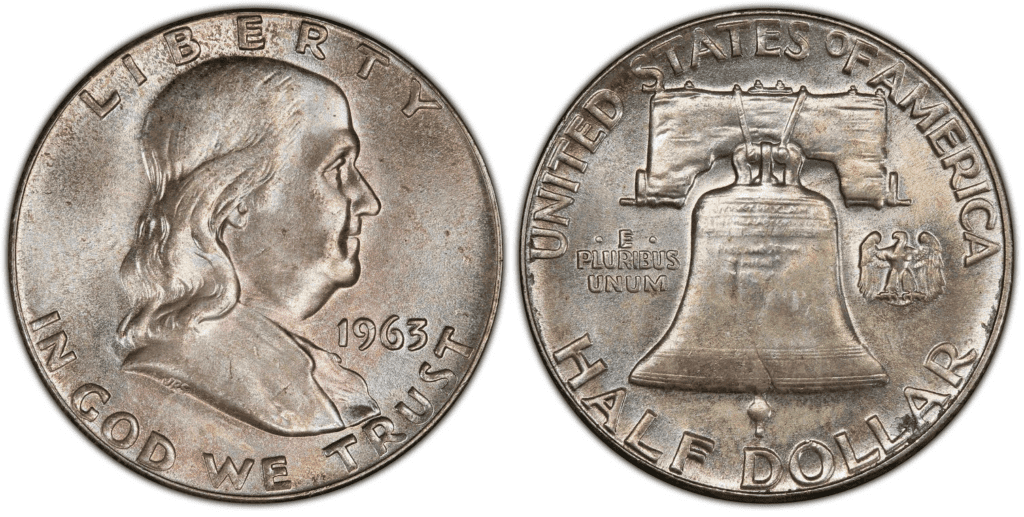 1963年P富兰克林半美元