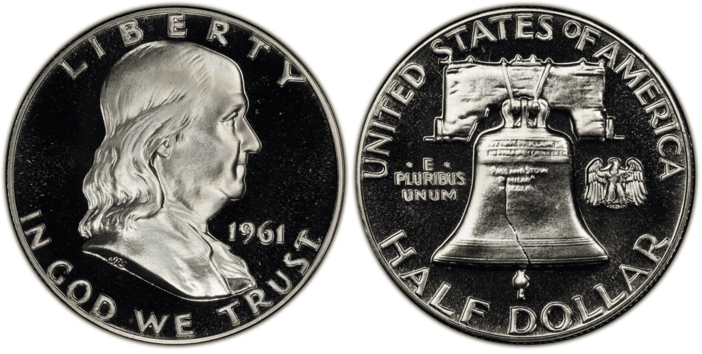 1961年P富兰克林半美元(样版)