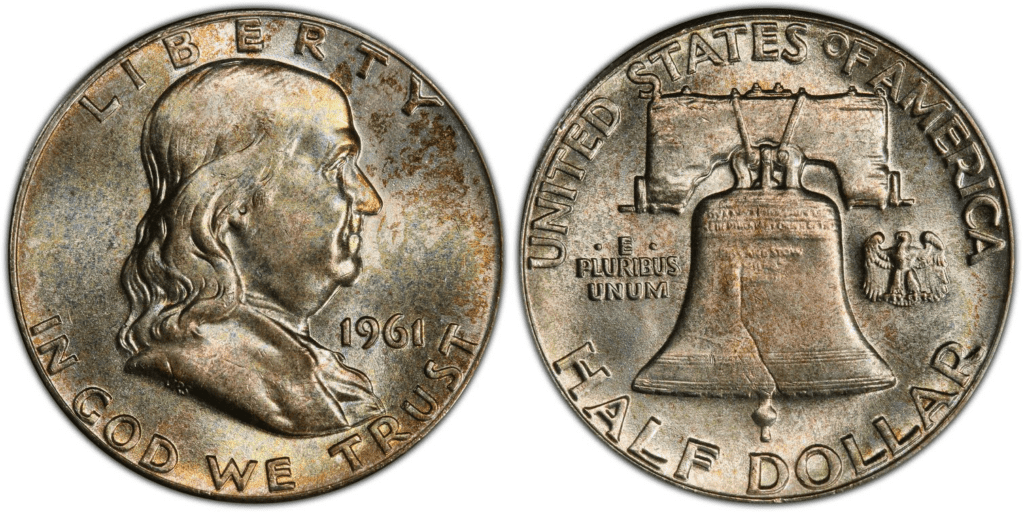 1961年P富兰克林半美元
