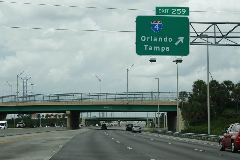 佛罗里达的高速公路