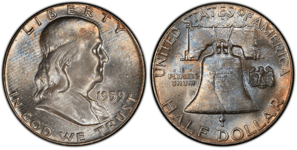 1959年P富兰克林半美元