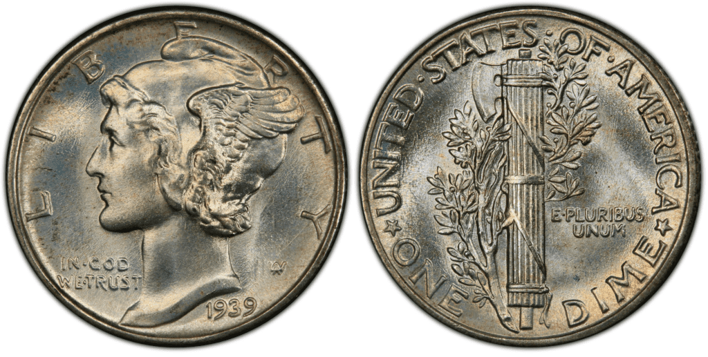 1939 P水星硬币