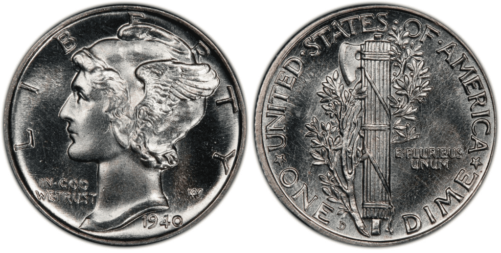 1940 D水银硬币