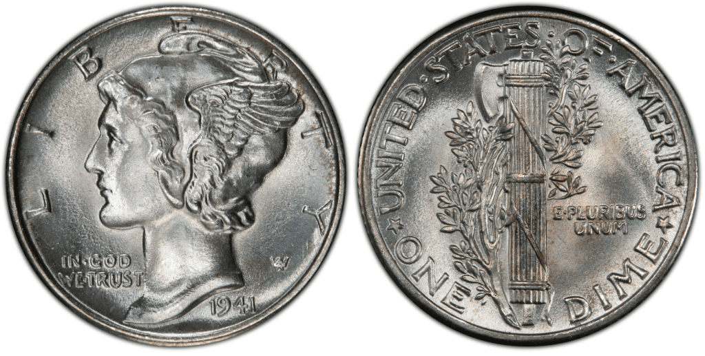 1941年P水星硬币