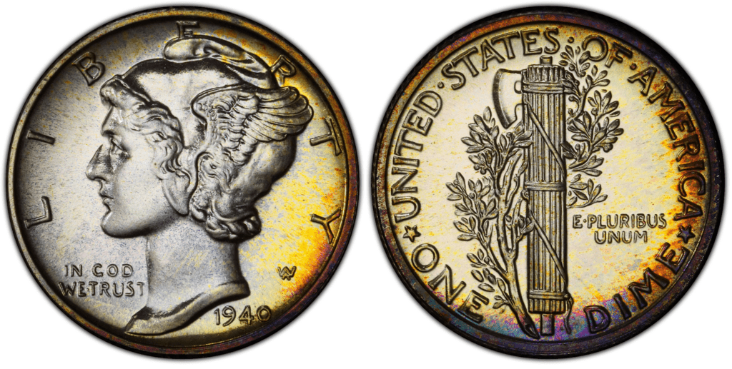 1941年P证明水银硬币