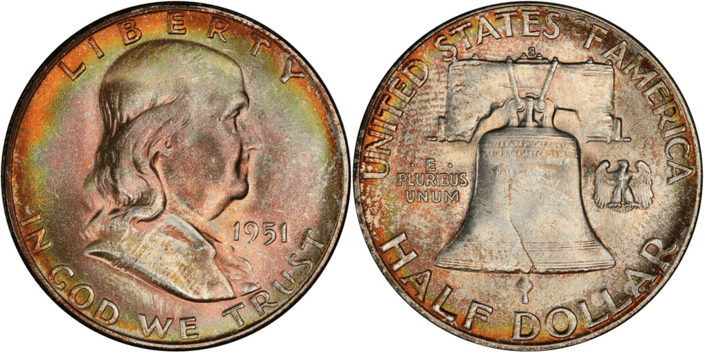 1951年富兰克林美元