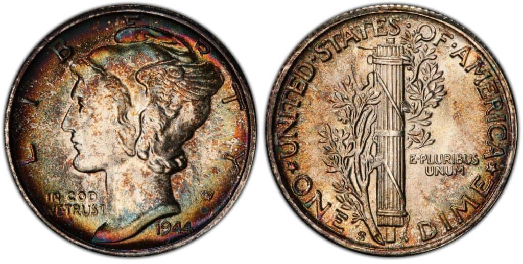 1944年S水星一角硬币