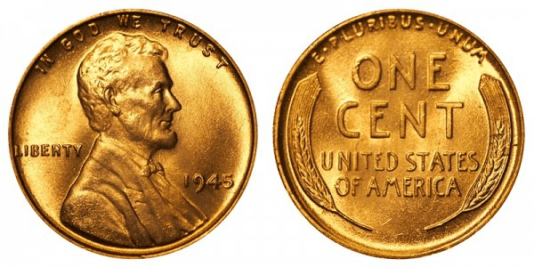 1945年的林肯小麦硬币是用什么做的