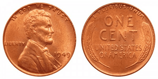 1949年的林肯小麦硬币是用什么做的