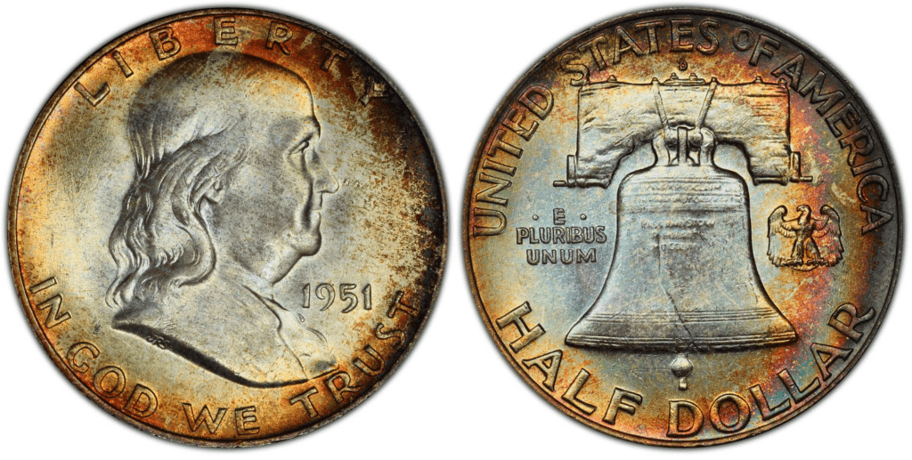 1951年富兰克林半美元