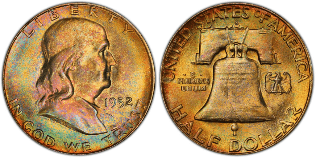 1952年S富兰克林半美元