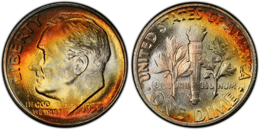 1953年罗斯福一角硬币