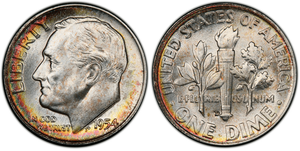 1954 D罗斯福硬币