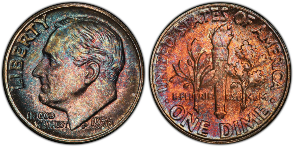 1956年P罗斯福一角硬币