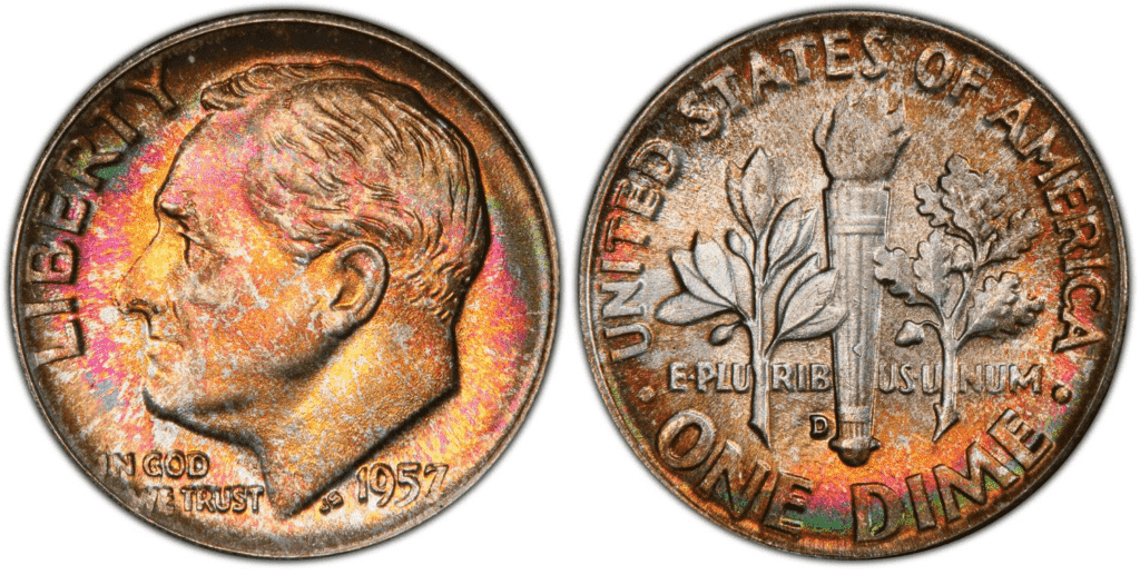 1957 D罗斯福硬币