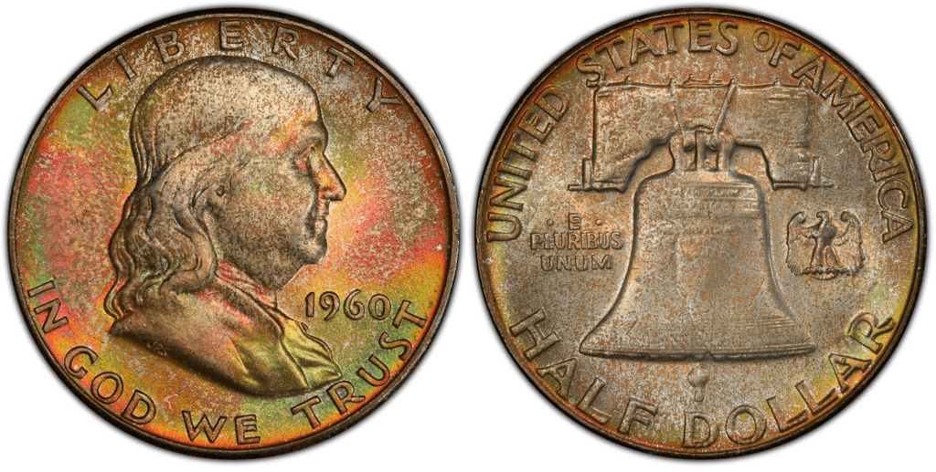 1960年D富兰克林半美元