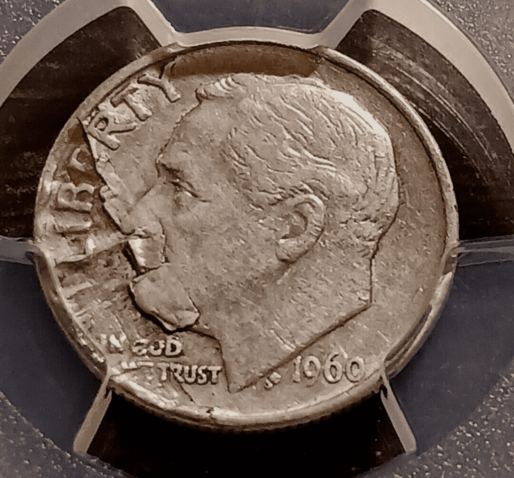 1960年罗斯福硬币贴膜错误