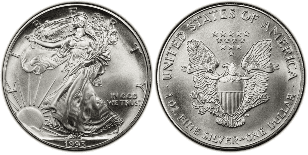 1993 P美国银元