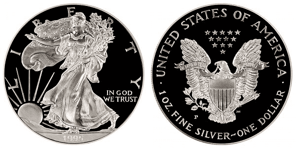 1995年美国银元证明版